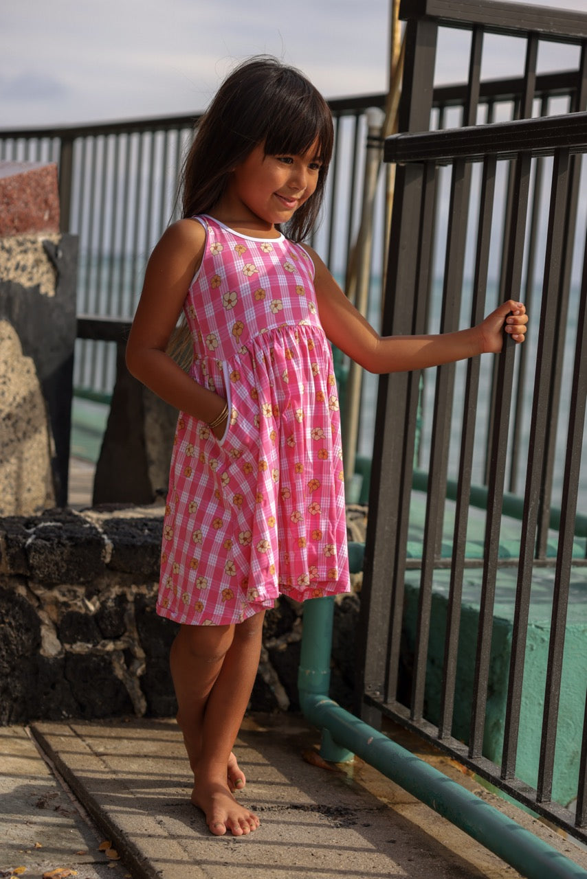 Pāʻani Dress (Guava Palaka - Merrie Monarch Release)